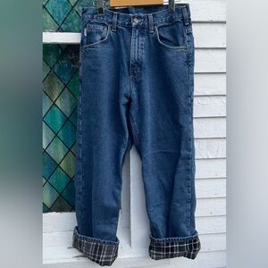 Carhartt B172 DST Flannel Lined Jeans - Size  29 x 30